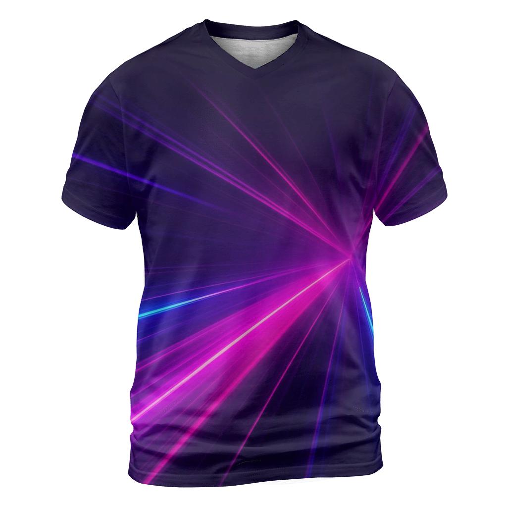 Neon Metro Drift trendy printed shirt styles