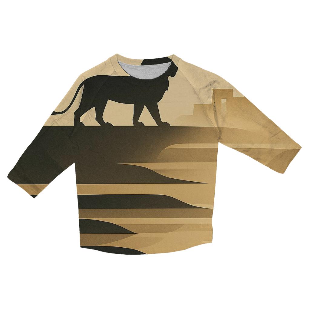 Nile Flag Silhouette personalized 3/4 sleeve tees