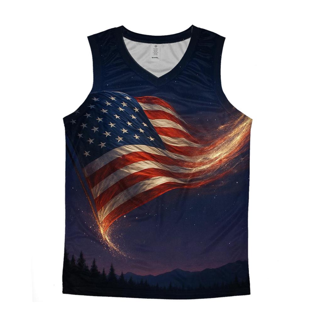 Starfield Banner personalized athletic tanks