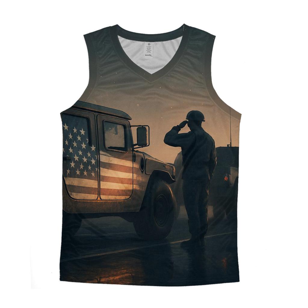 Patrol Reflection Line stylish racerback tanks