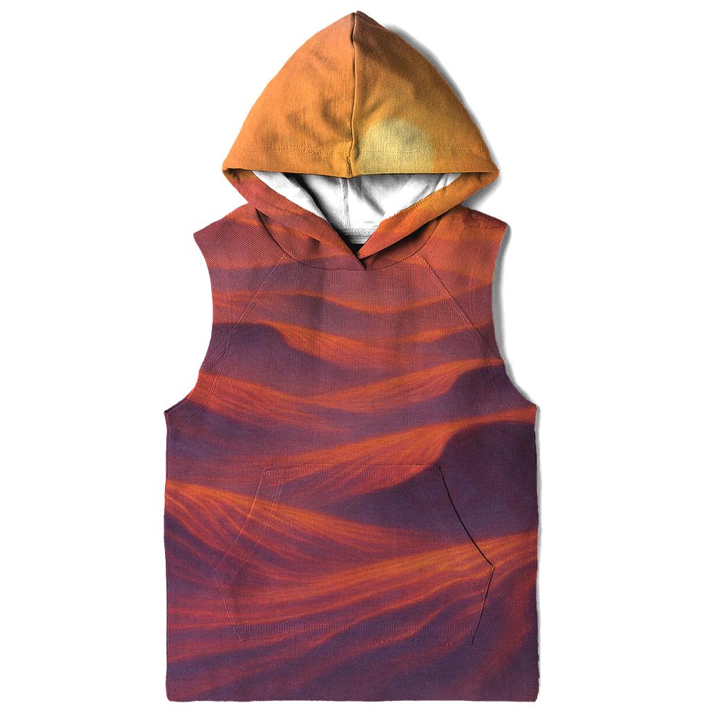Coral Dune Sunset printed hoodies