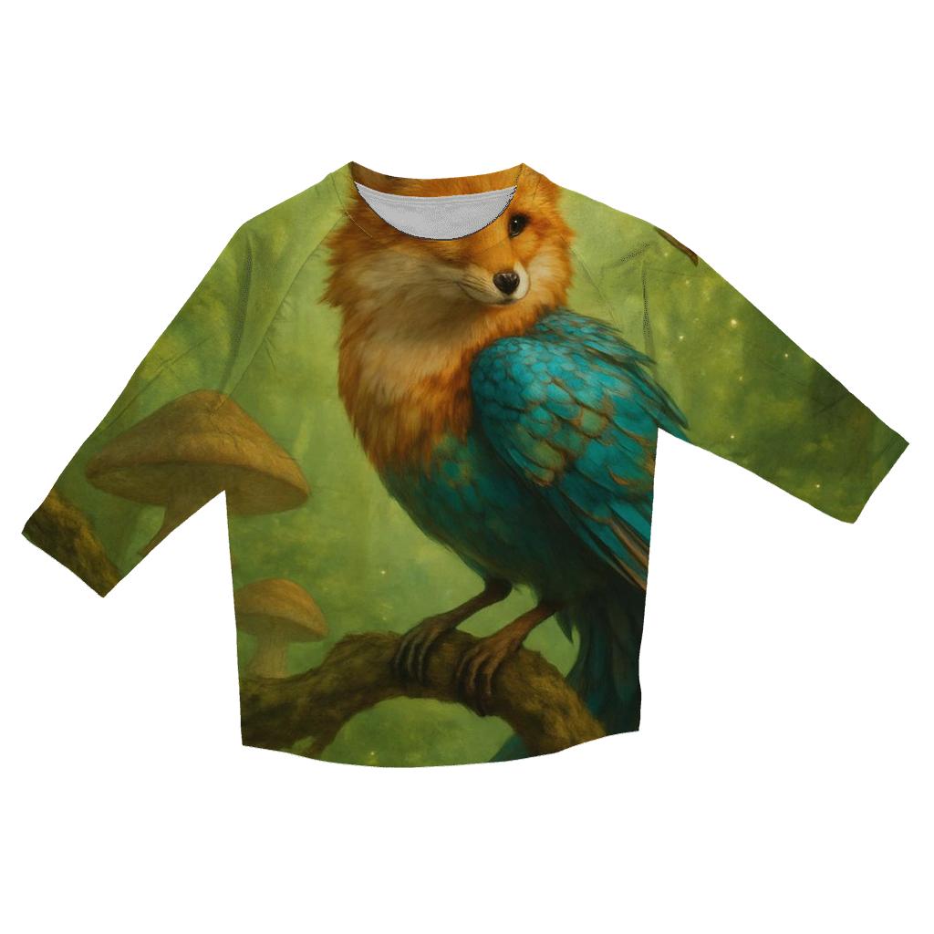 Echoes Of The Forest stylish quarter sleeve tops