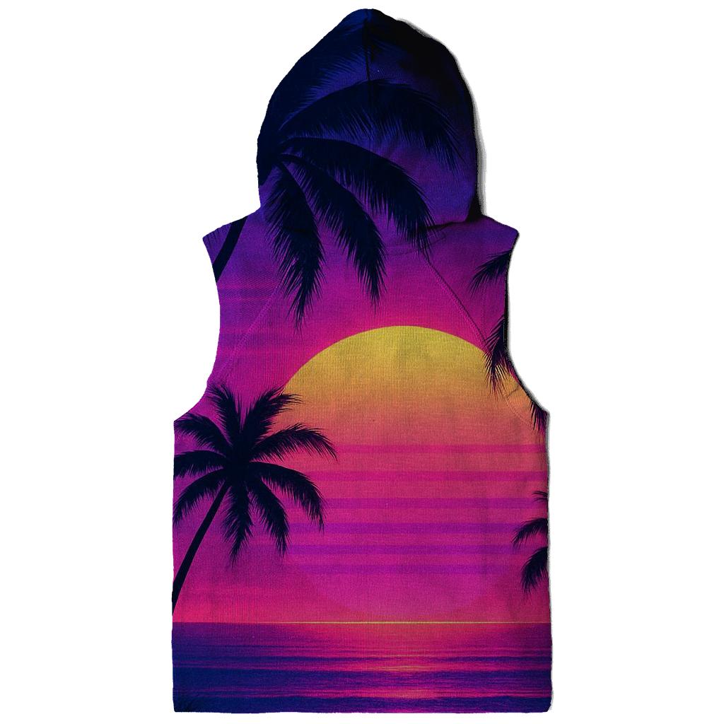 Violet Palm Afterglow lightweight hoodies
