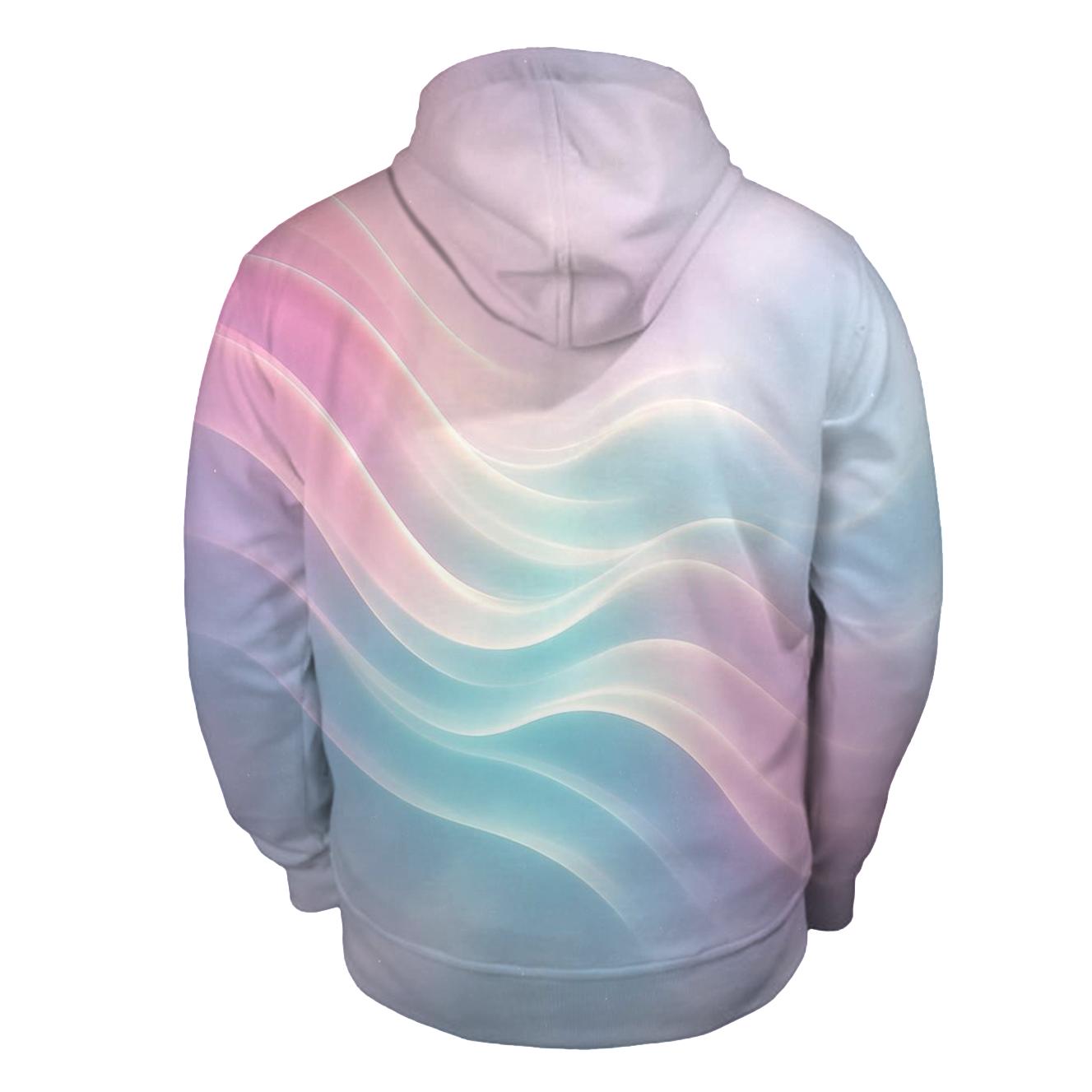 Auroral Gradient Waves heavyweight hoodies