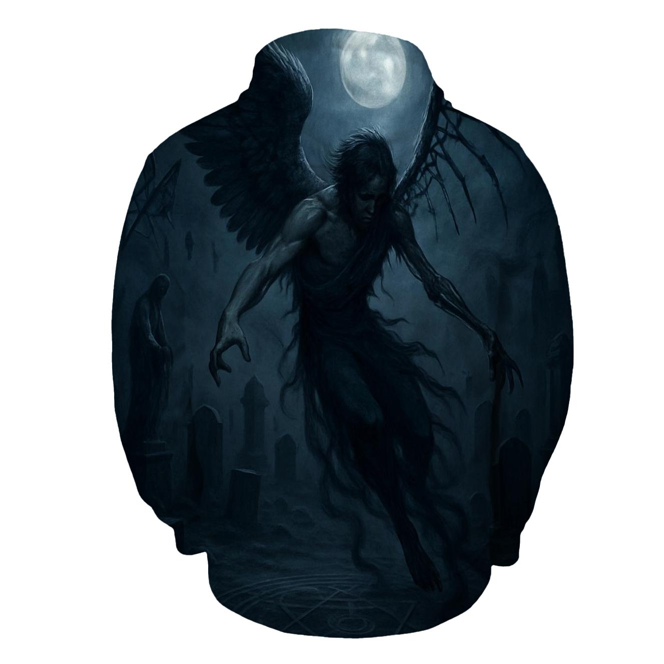 Nocturne Of The Fallen Angel premium hoodies