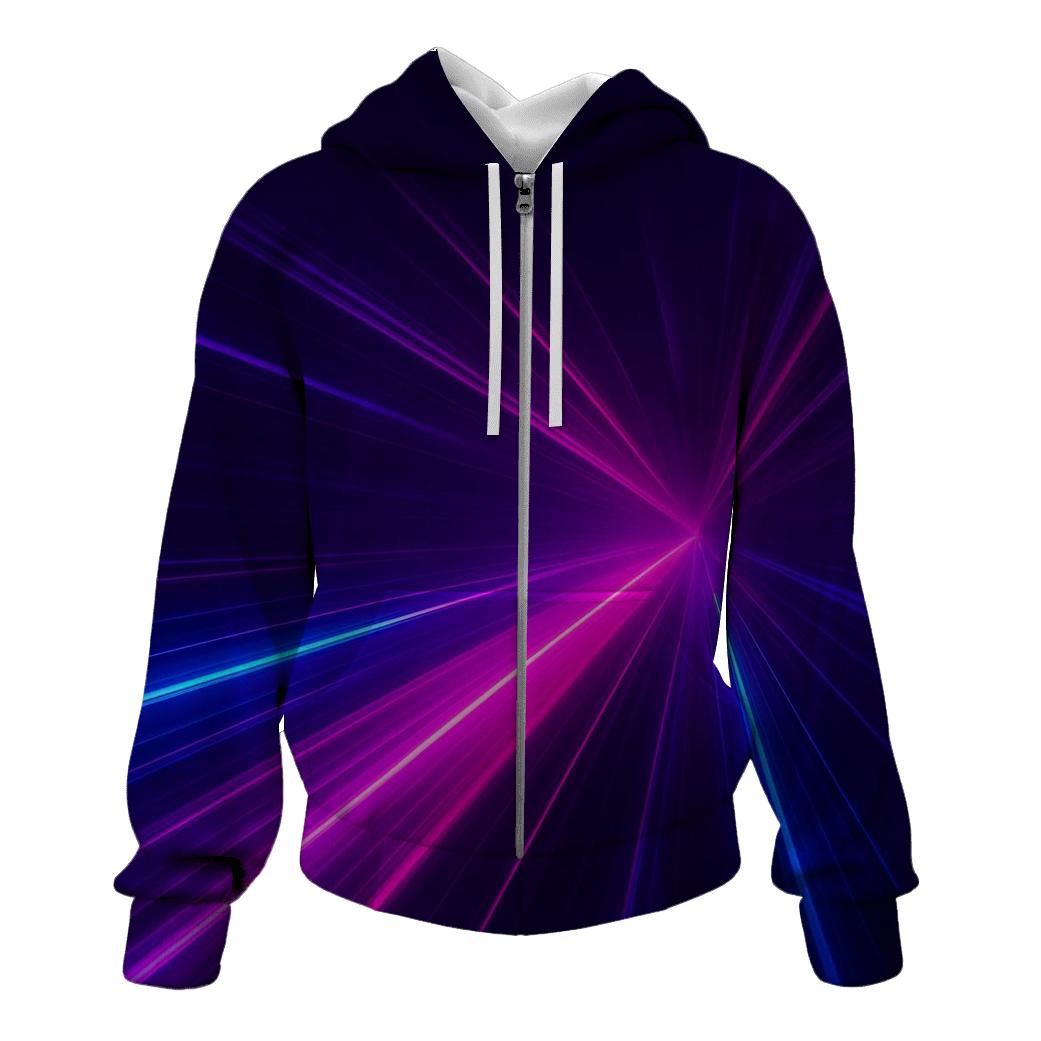 Neon Metro Drift graphic hoodies