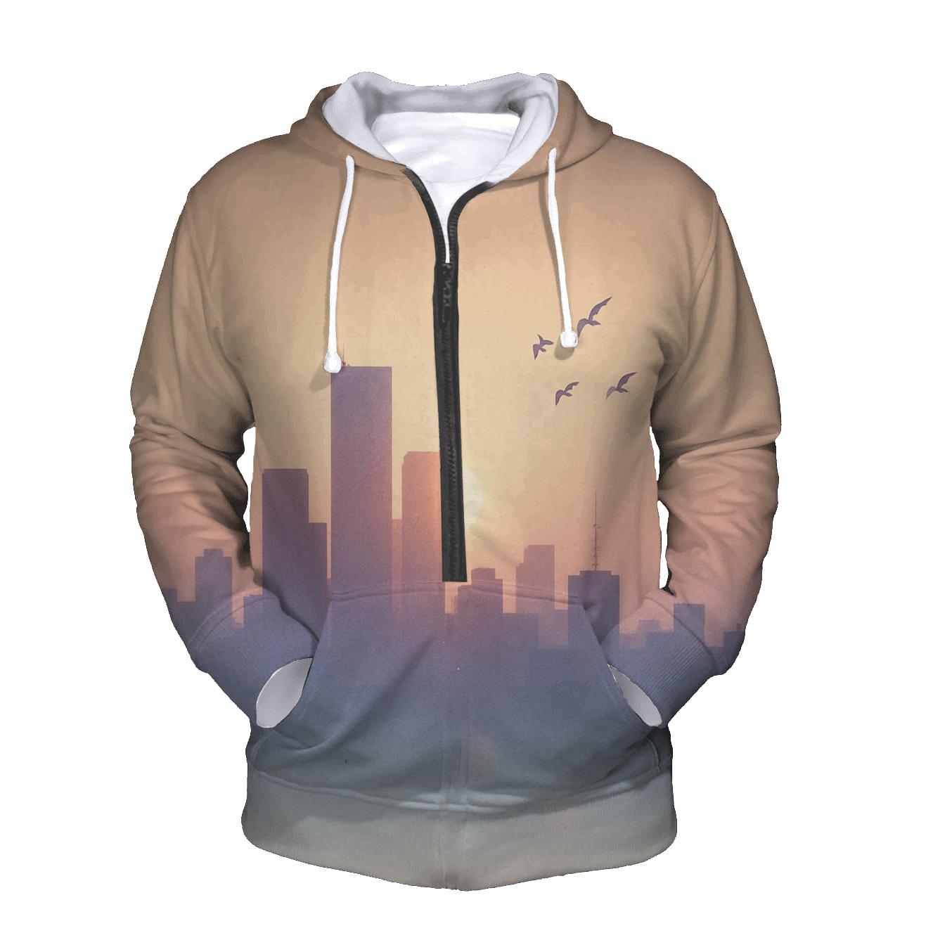 Lavender Skyline Solace hoodie trends