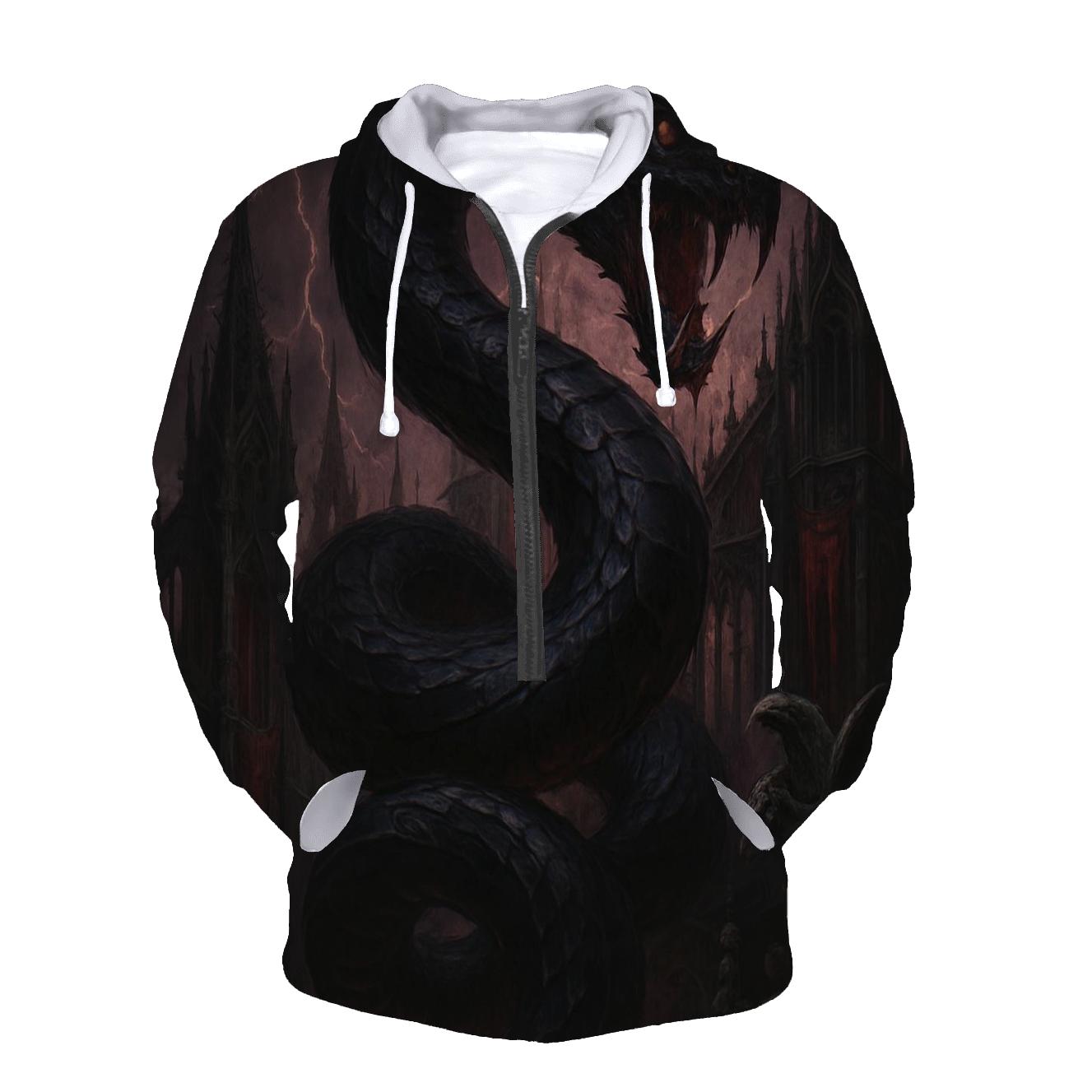 Serpent Of The Midnight Cathedral zip-up hoodies
