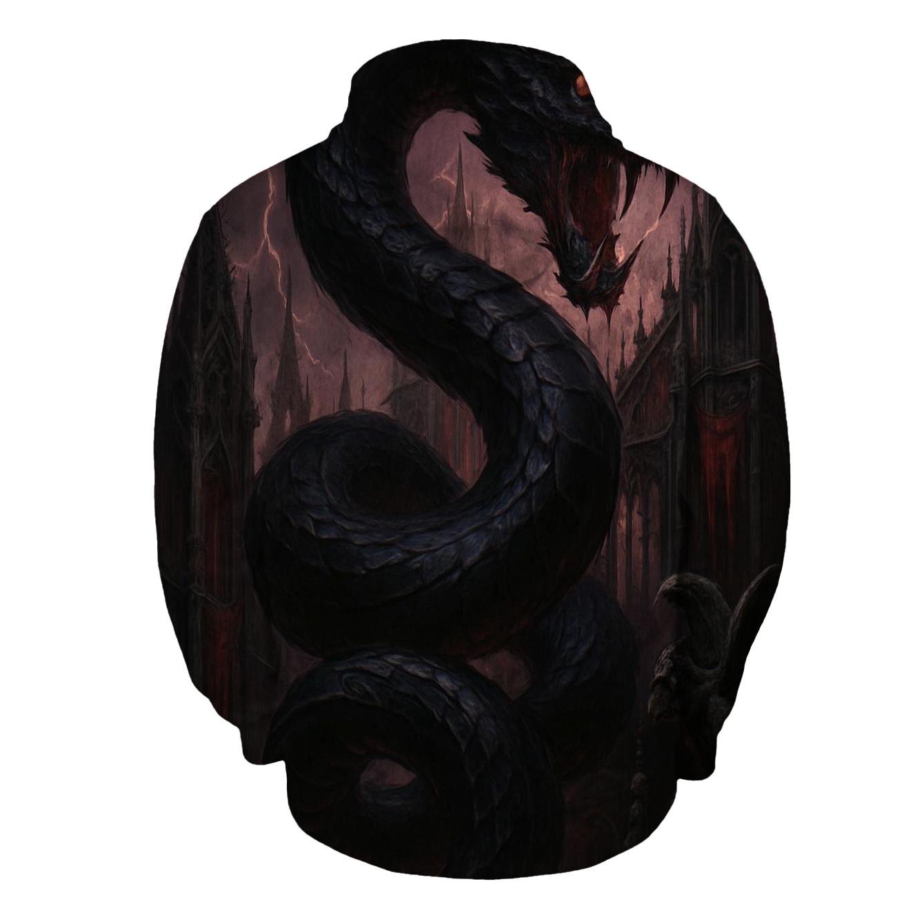 Serpent Of The Midnight Cathedral zip-up hoodies