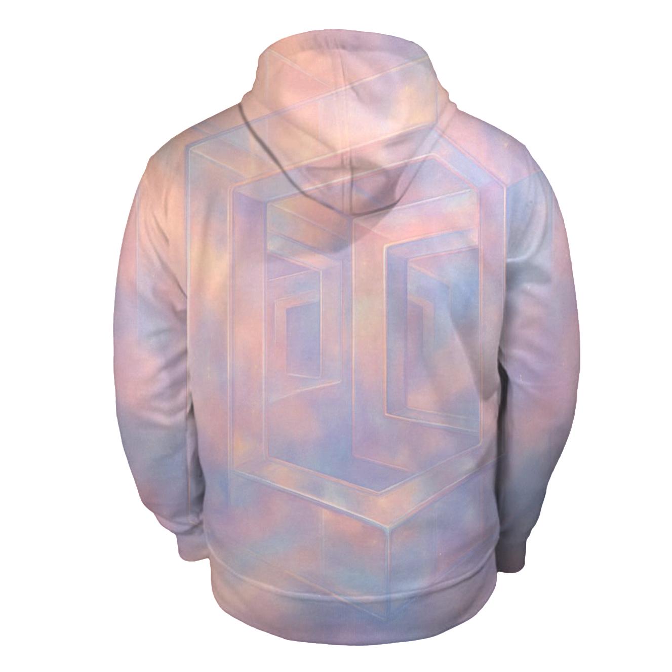 Pastel Mist Labyrinth graphic hoodies