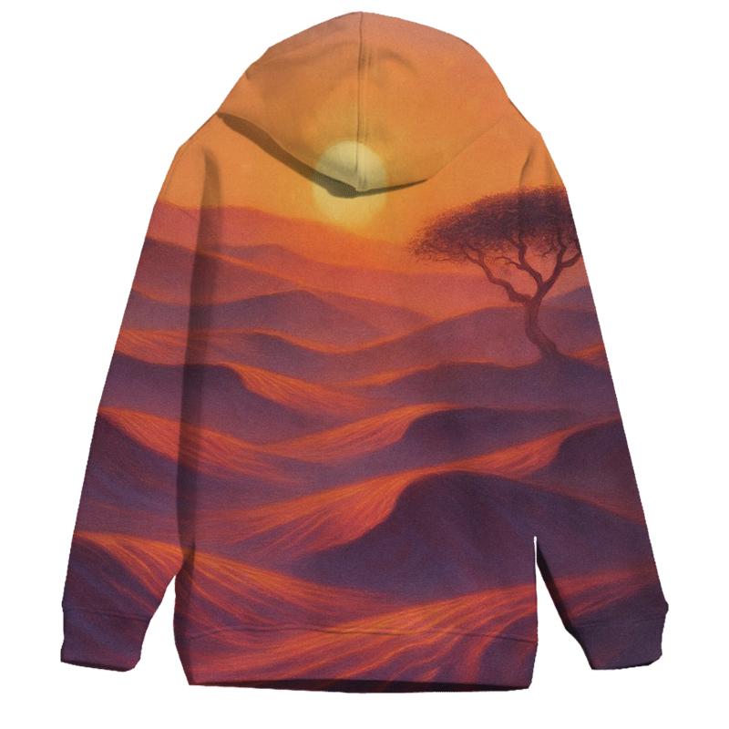 Coral Dune Sunset hoodies fashion