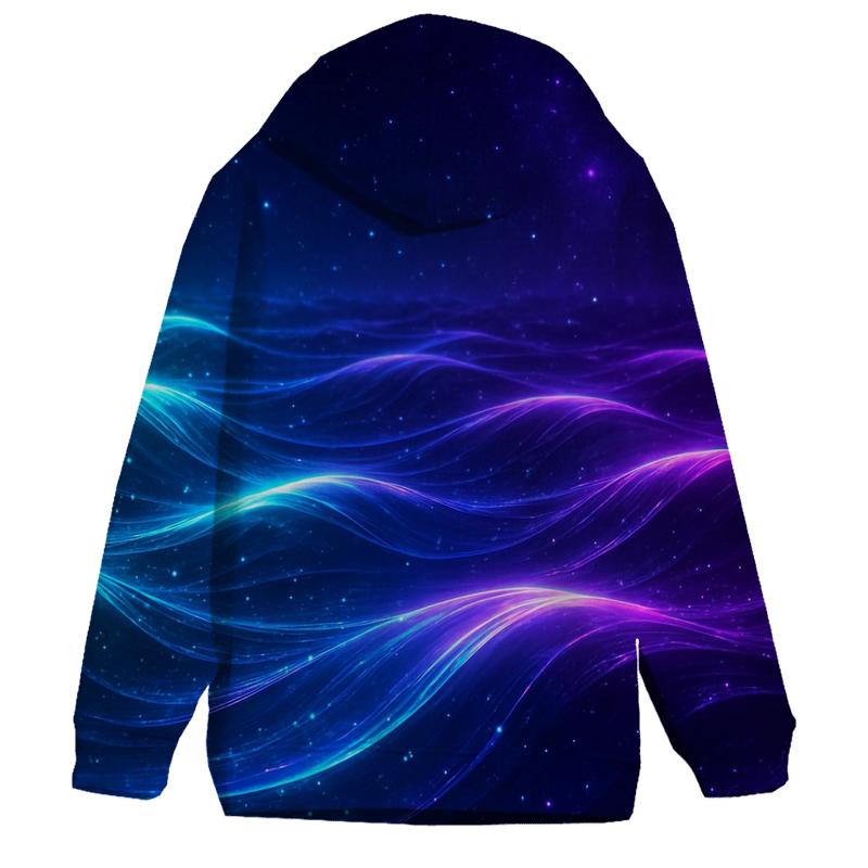 Cosmic Gradient Tides zip-up hoodies