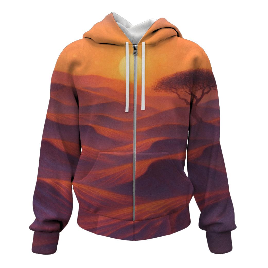 Coral Dune Sunset hoodie designs