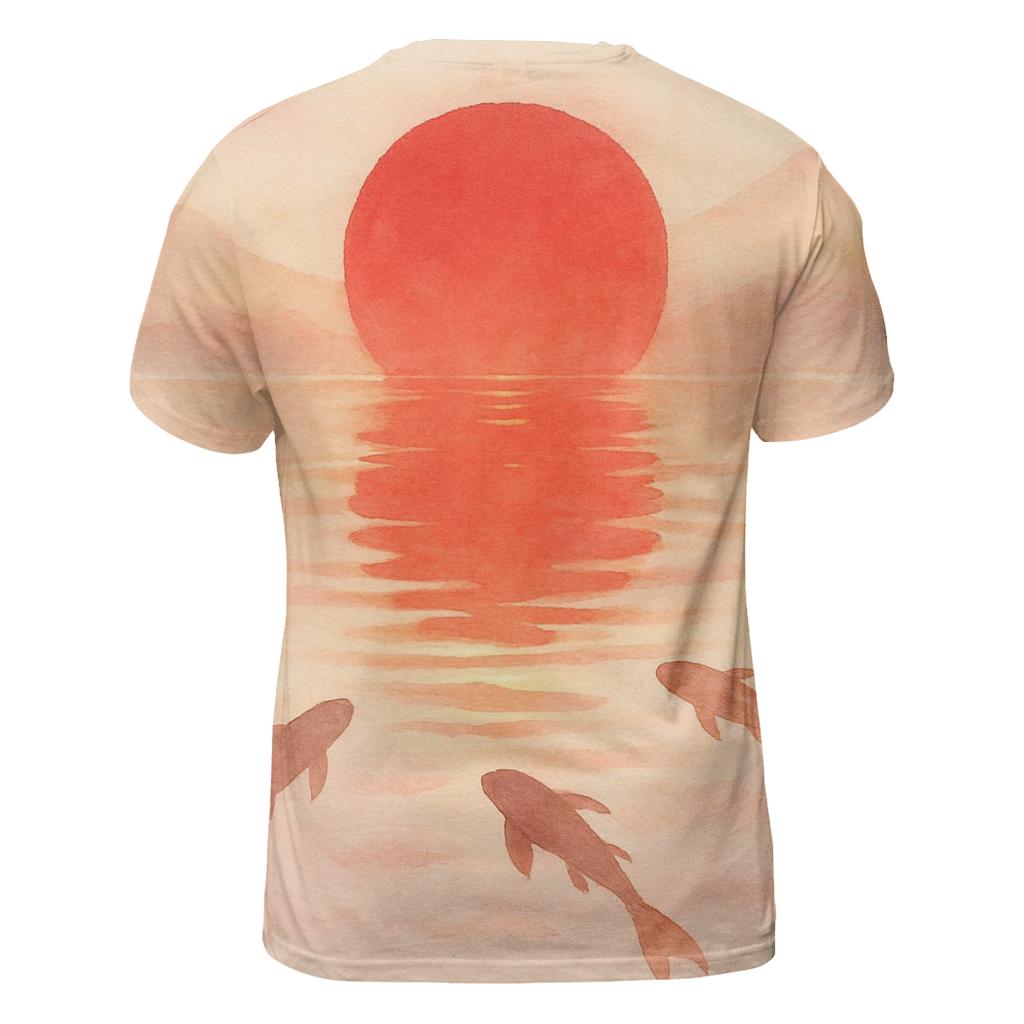 Rising Sun Water Mirror designer pattern shirts