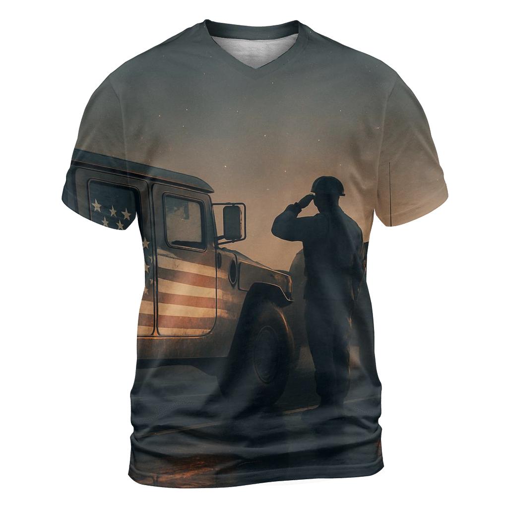 Patrol Reflection Line unique graphic print tees