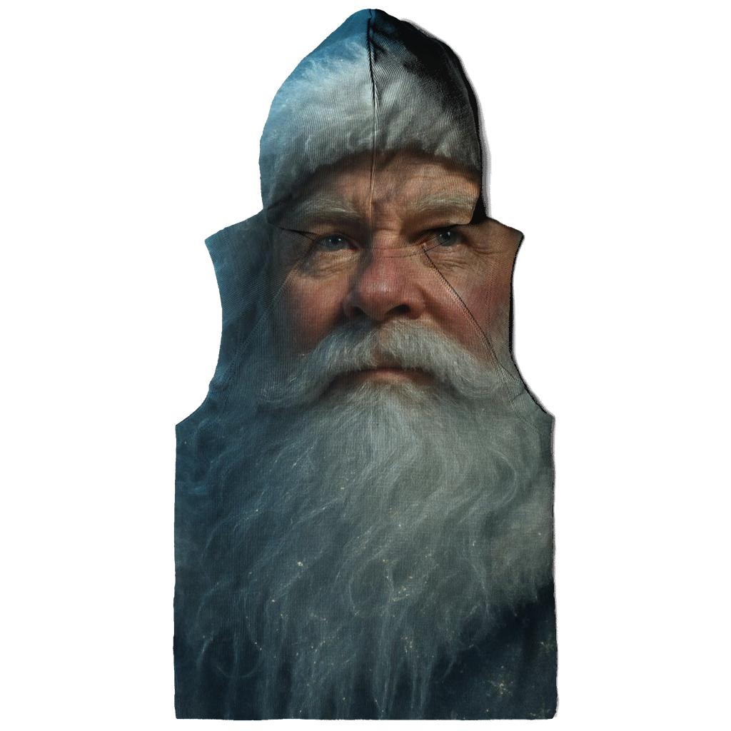 Majestic Aurora Santa Portrait custom hoodies
