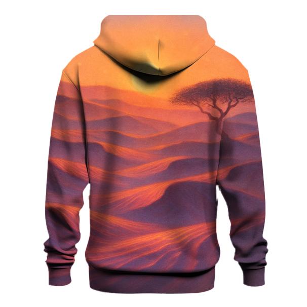 Coral Dune Sunset hoodies fashion