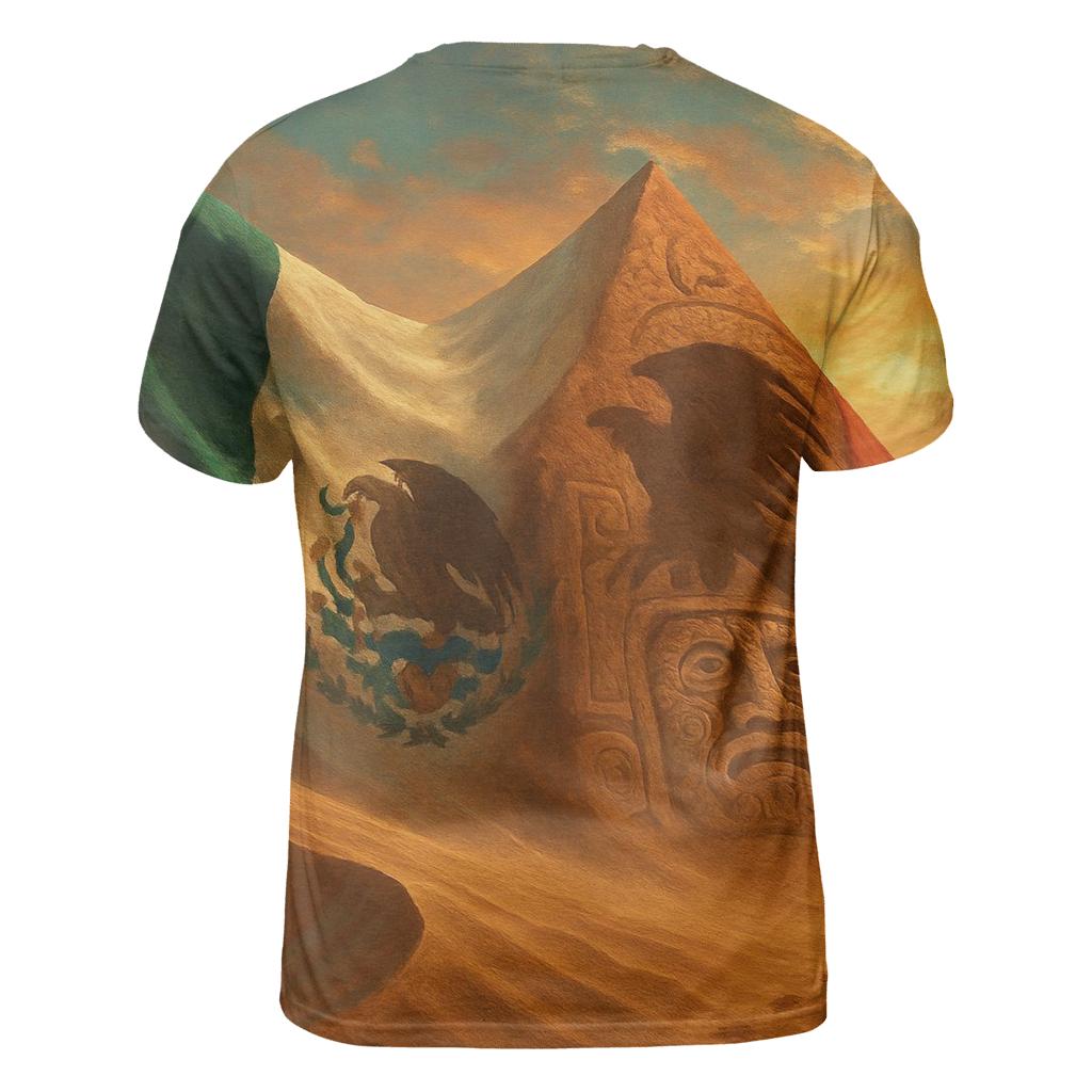 Aztec Desert Fold statement graphic shirts