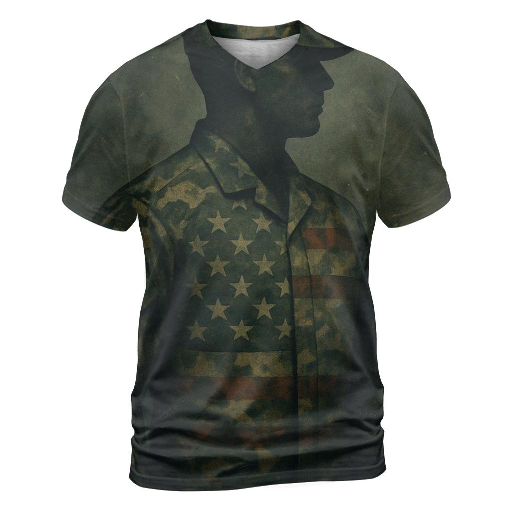 Camouflage Glory custom all-over print shirts