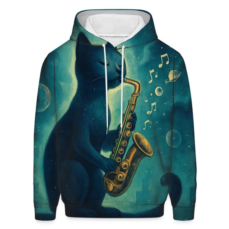 Cosmic Jazz Alley Cat custom hoodies