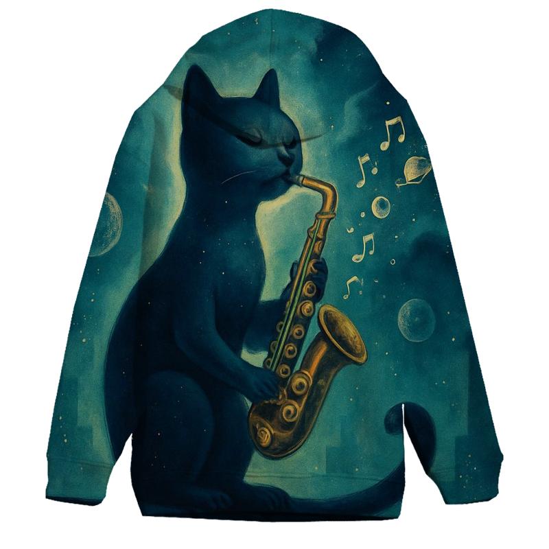Cosmic Jazz Alley Cat custom hoodies
