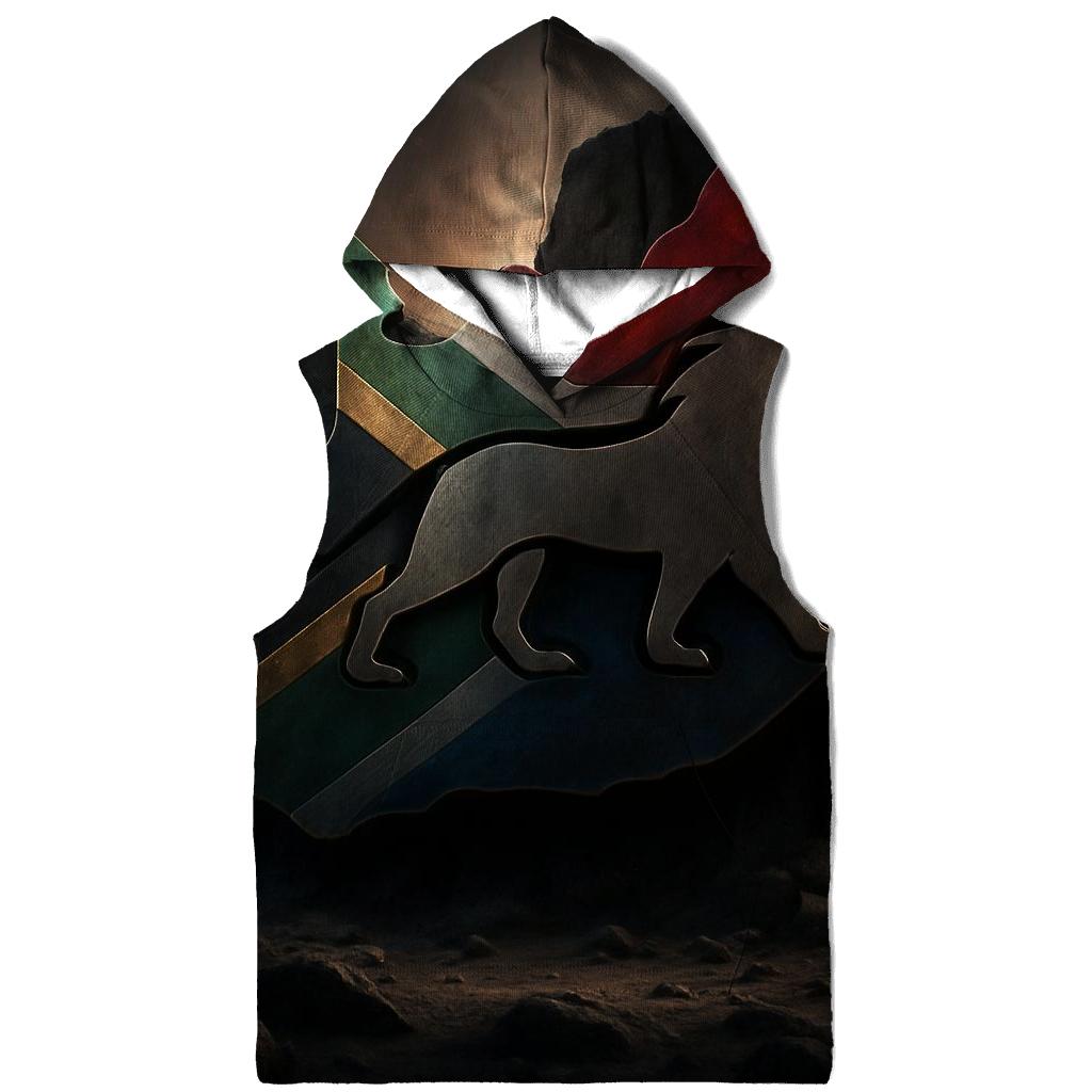 Rainbow Nation Metal Emblem graphic hoodies