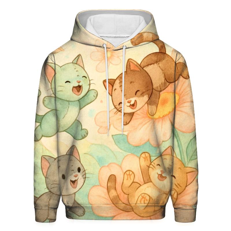 Patchwork Garden Kittens premium hoodies