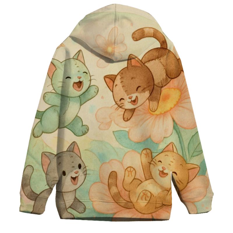 Patchwork Garden Kittens premium hoodies