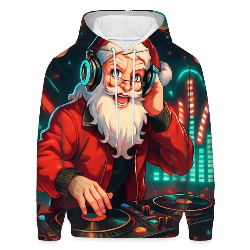DJ North Pole Santa premium hoodies