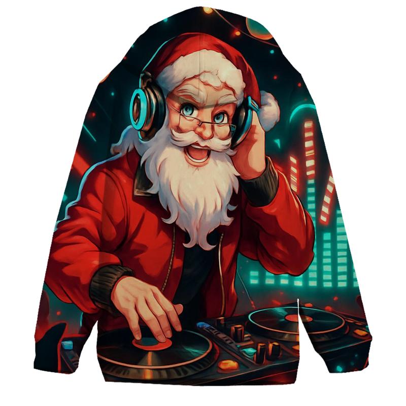 DJ North Pole Santa premium hoodies