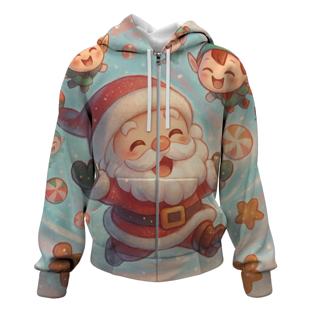 Candy Storm Santa premium hoodies