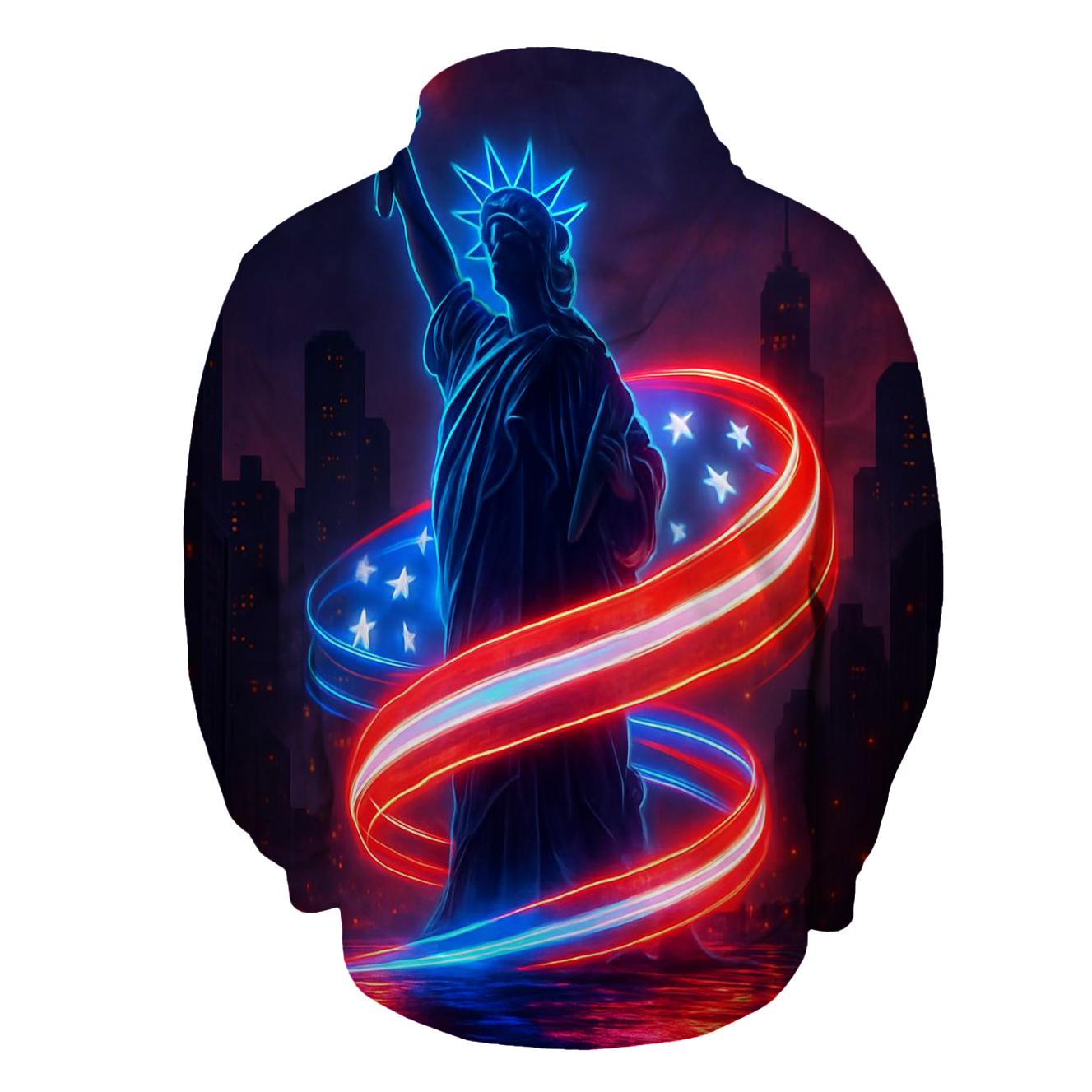 Liberty Neon Drift pullover hoodies