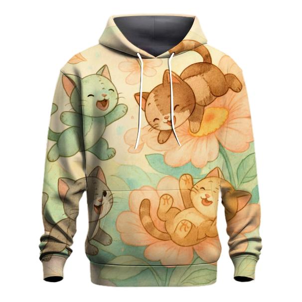 Patchwork Garden Kittens hoodie trends