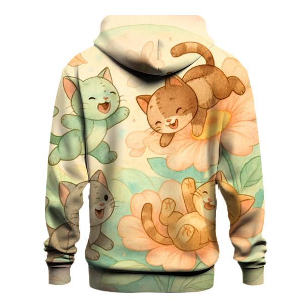 Patchwork Garden Kittens hoodie trends