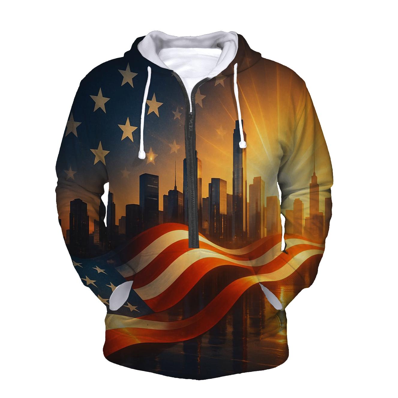 Skyline Stripes premium hoodies