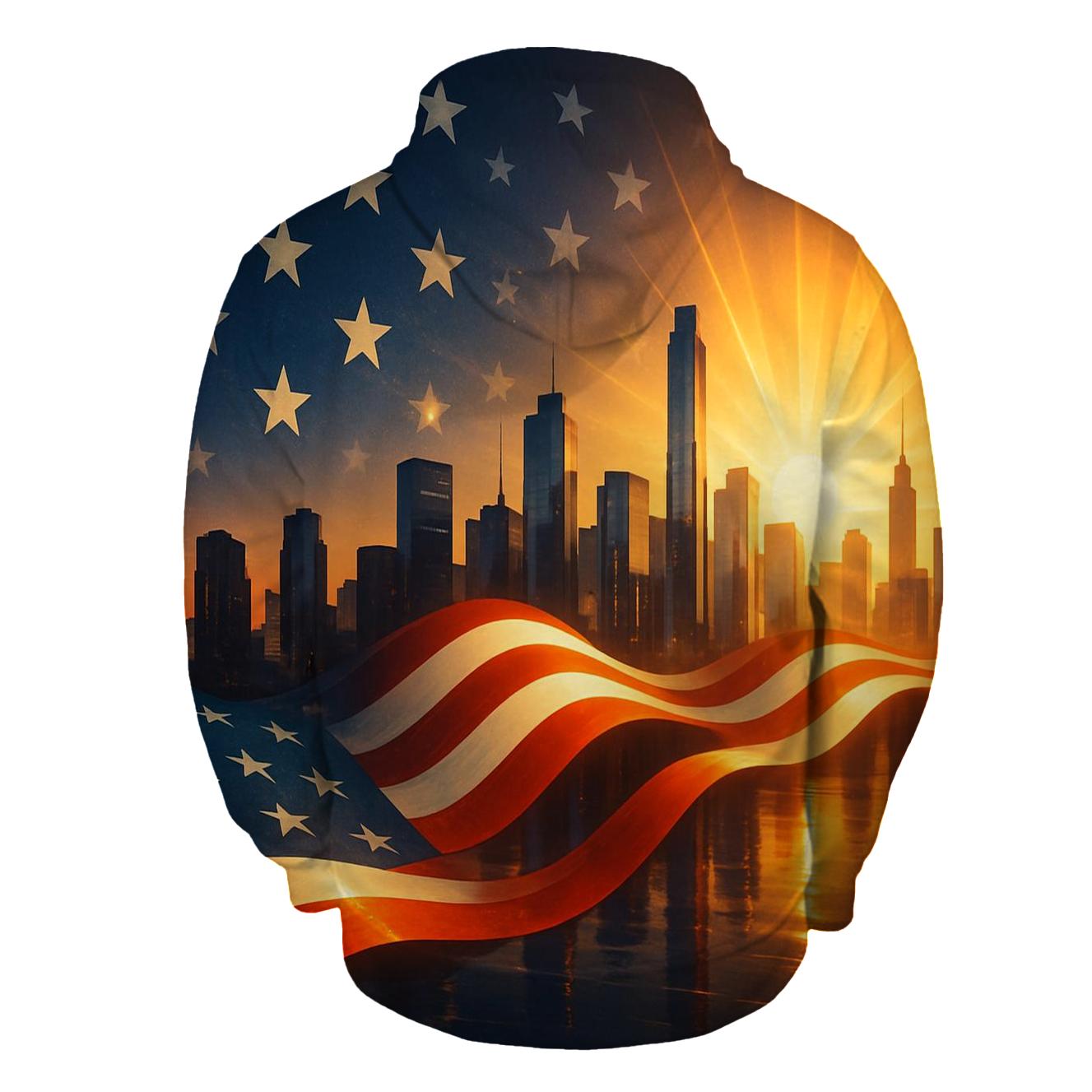 Skyline Stripes premium hoodies