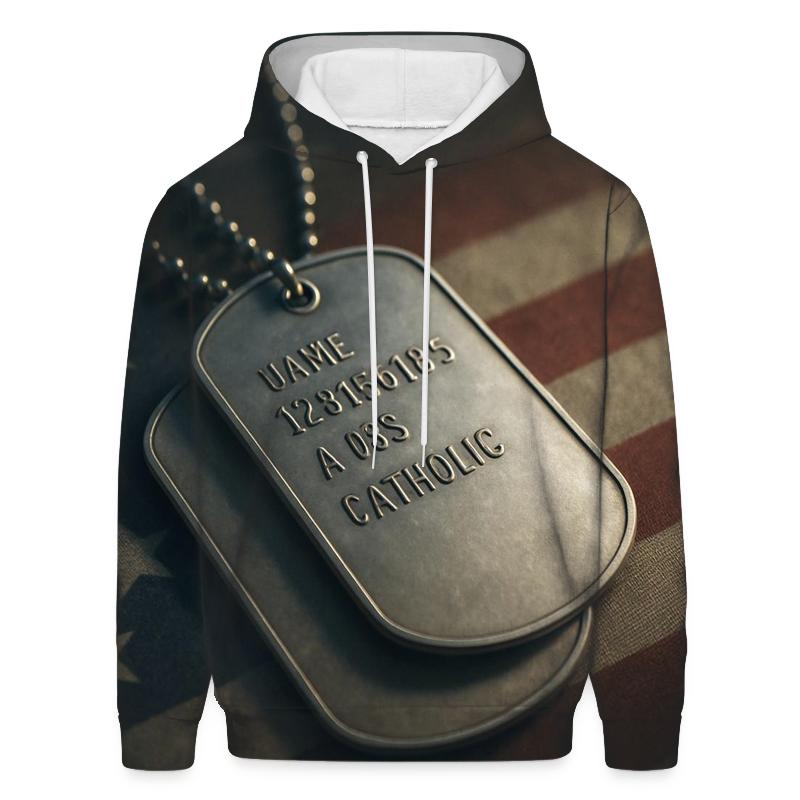Dog Tag Sunburst designer hoodies