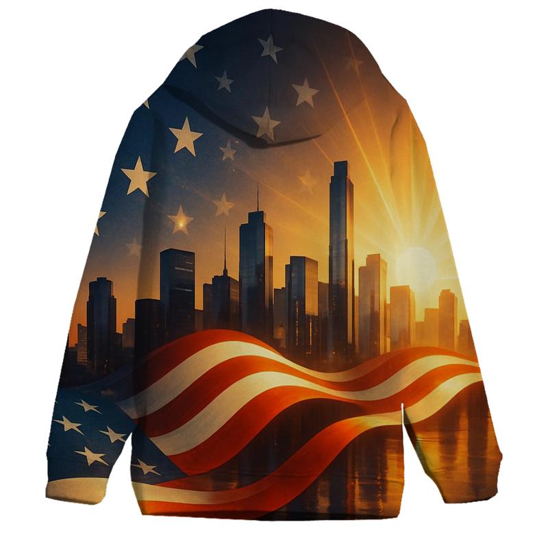 Skyline Stripes graphic hoodies