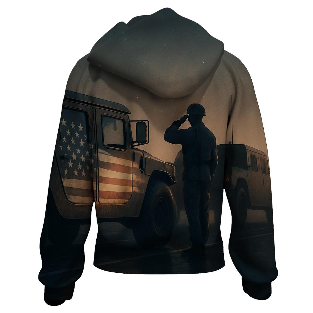 Patrol Reflection Line heavyweight hoodies