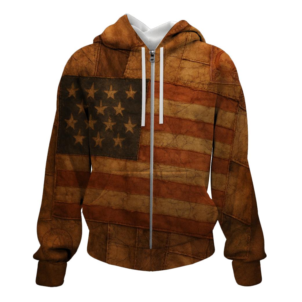 Heritage Patchwork graphic hoodies