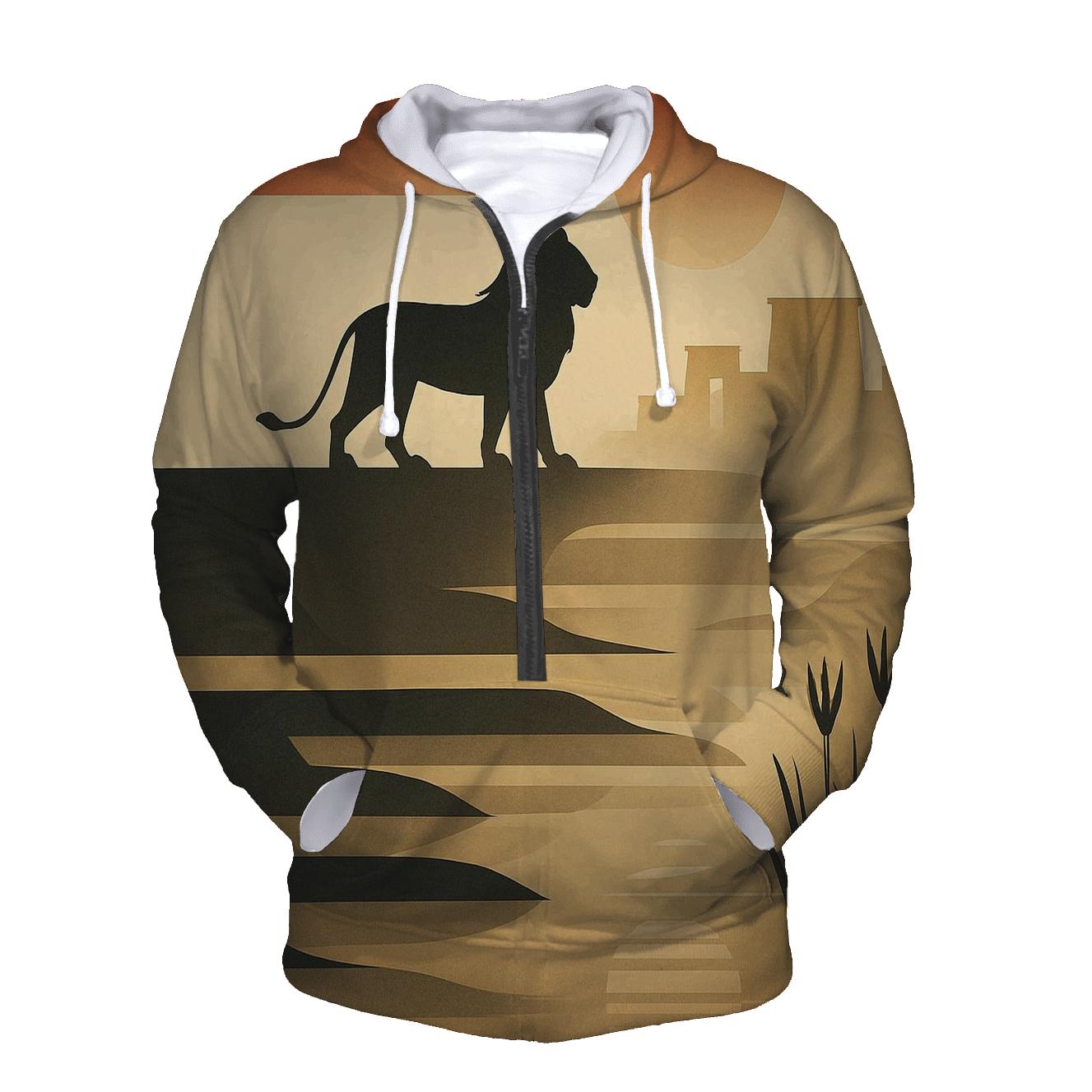 Nile Flag Silhouette premium hoodies