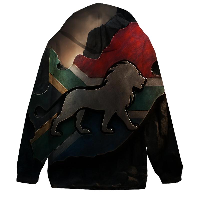 Rainbow Nation Metal Emblem custom hoodies