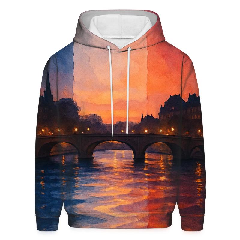 Tricolor Seine Flow lightweight hoodies