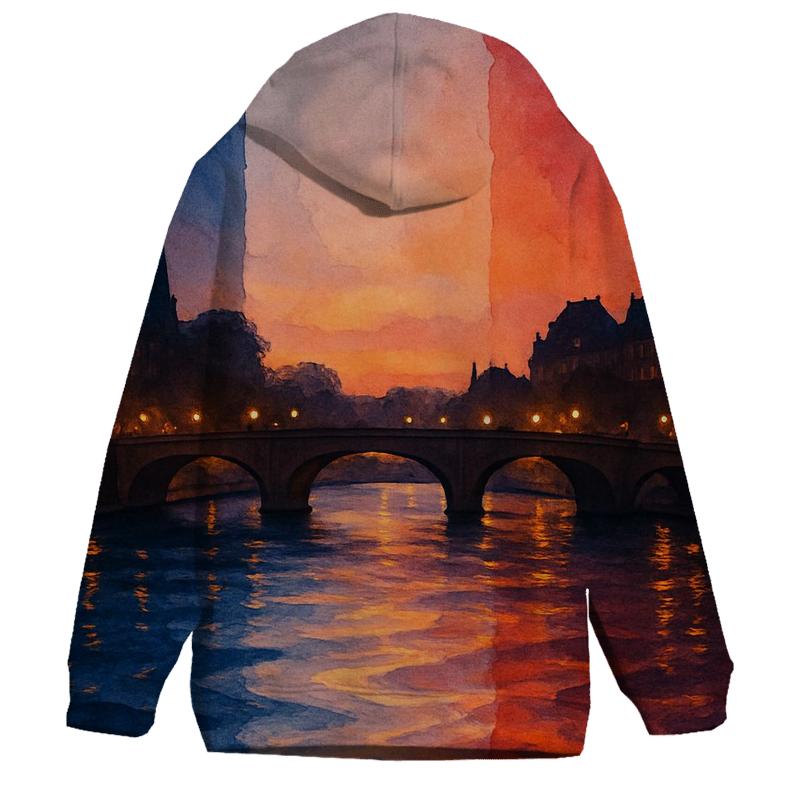 Tricolor Seine Flow lightweight hoodies