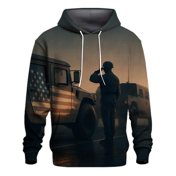 Patrol Reflection Line hoodie styles