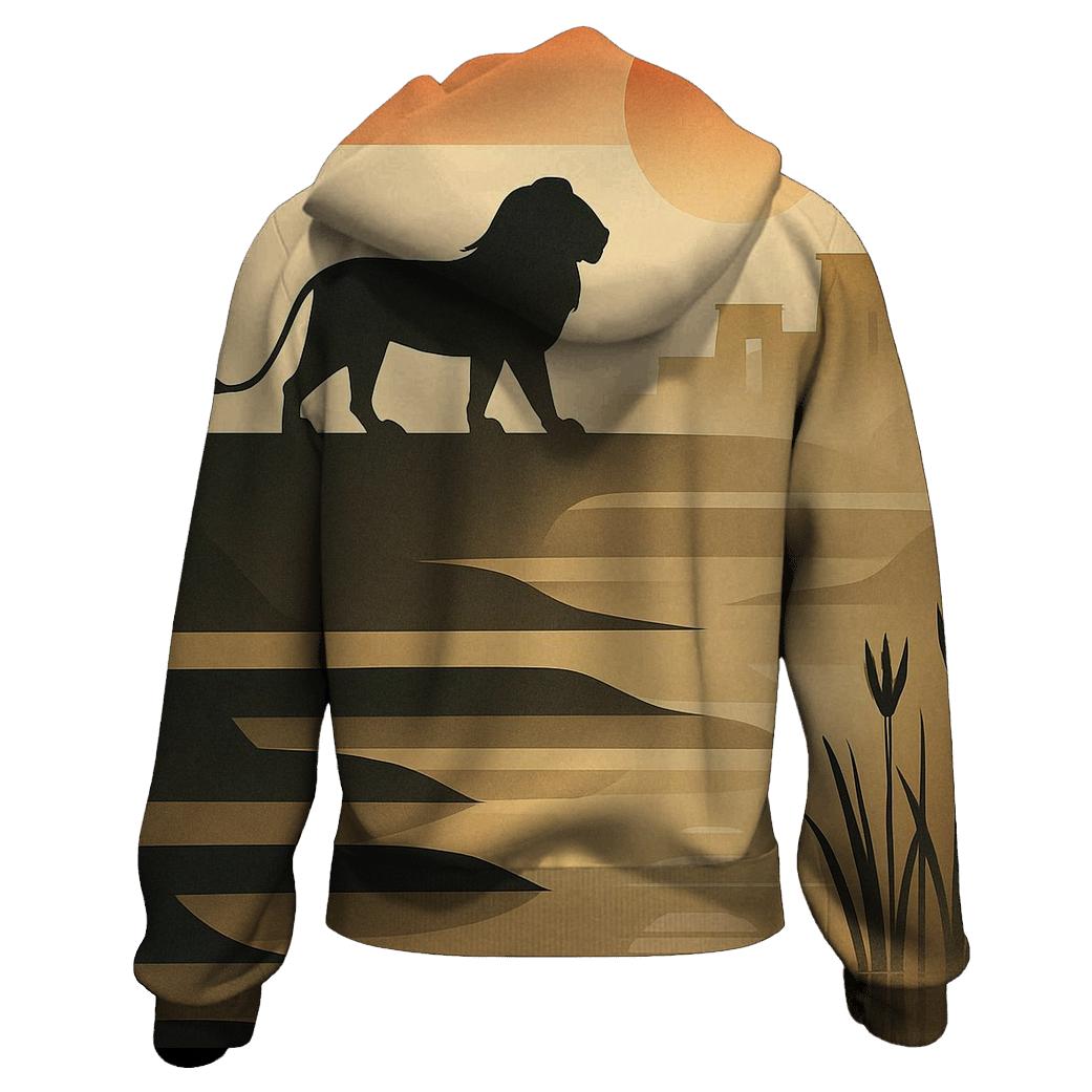 Nile Flag Silhouette lightweight hoodies