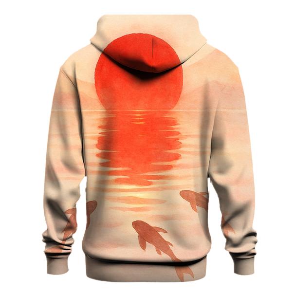 Rising Sun Water Mirror hoodies fashion