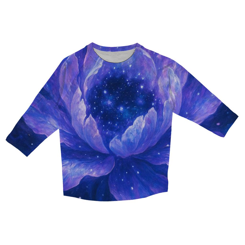 Metaphysical Bloom casual three quarter sleeve shirts