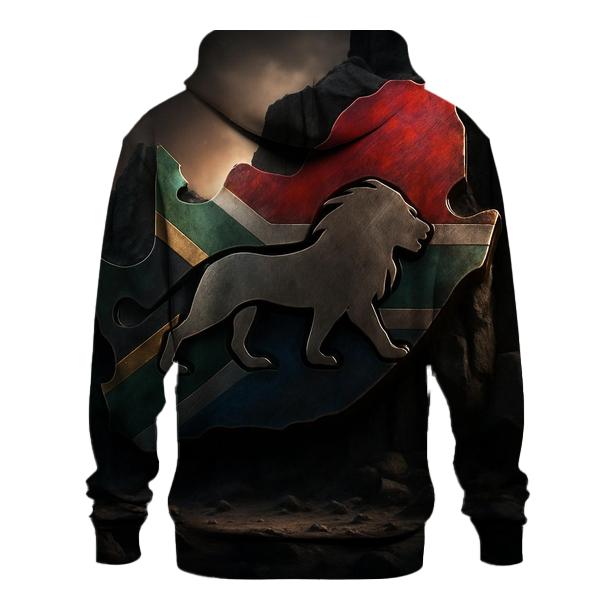 Rainbow Nation Metal Emblem graphic hoodies