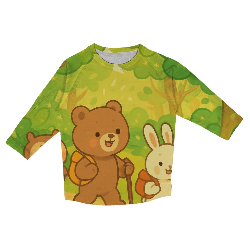 Whimsical Wanderers fashion 3/4 sleeve shirts